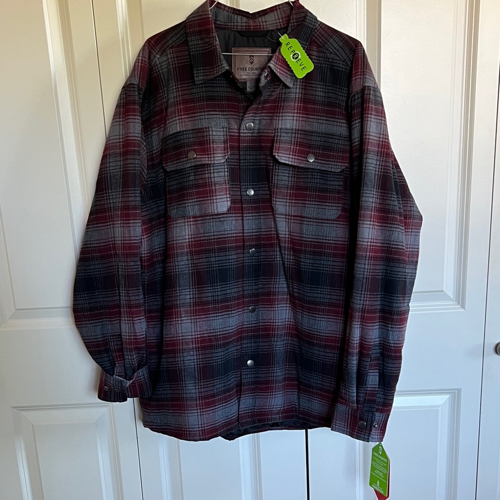 Free Country Red and Black Checkered Shirt